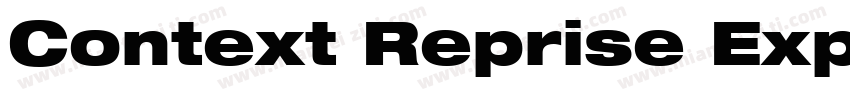 Context Reprise Exp字体转换